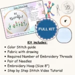 Be Thankful DIY Embroidery Kit for Beginners