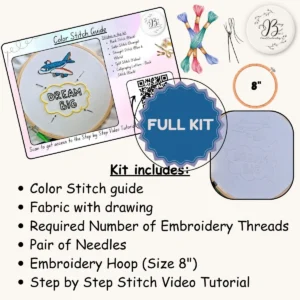 Dream Big DIY Embroidery Kit