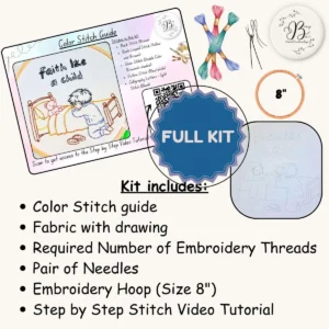 Faith like a Child DIY Embroidery Kit