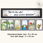 The Ant Series Hand Embroidered Narrative Art Collection