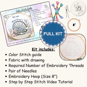 You Are Precious DIY Embroidery Kit